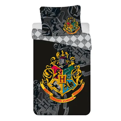 Produktbild von Bettwäsche Harry Potter Hogwarts Logo