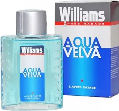 Produktbild von Williams Expert Aftershave Aqua Velva, 100 ml, Beruhigend, Erfrischend, Alle Hauttypen, Herren, 100% Natürlich