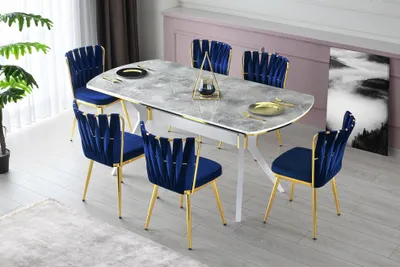 Produktbild von Skye Decor, İkon - 1002, Esstische, Mehrfarbig, MDF, 180 x 77 x 90 cm