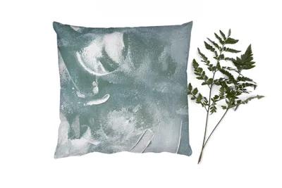 Produktbild von MuchoWow® Zierkissen Sofakissen Wohnzimmer Dekokissen 50x50 cm Acrylfarbe - Abstrakt - Design - Komfort - Sofakissen