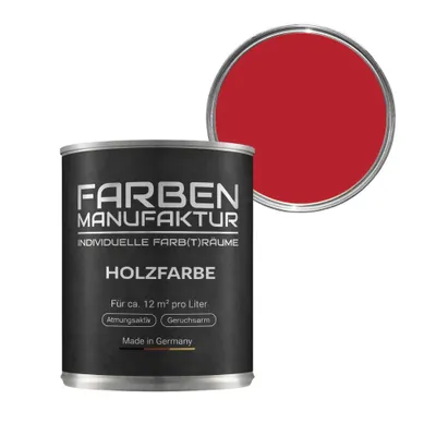 Produktbild von Holzfarbe Wetterschutzfarbe Holzlack Holzschutzlack Trendfarbe 5L - Abendsonnenrot