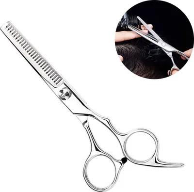 Produktbild von Haarschere Profi Friseurschere Perfekter Effilierschere für Damen und Herren Leicht und Scharf Präziser Schnitt mit Gezahnt Edelstahl
