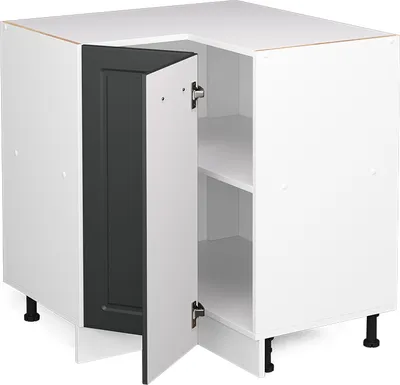 Produktbild von Eckunterschrank Vicco R-Line Anthrazit Landhaus 75.6 cm , AP Eiche, Model 45742