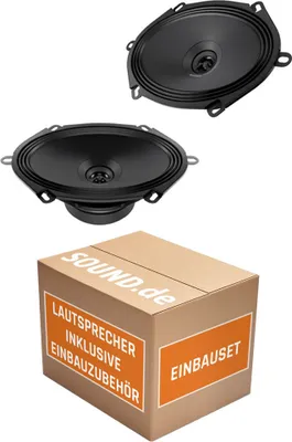 Produktbild von Audison APX 570 - 5x7' - 2-Wege Koax Lautsprecher - Einbauset passend für Ford Focus 1 Front Heck - justSOUND