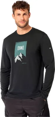 Produktbild von Super.natural 2 Pitch Langarm-t-shirt Schwarz L Mann Schwarz L