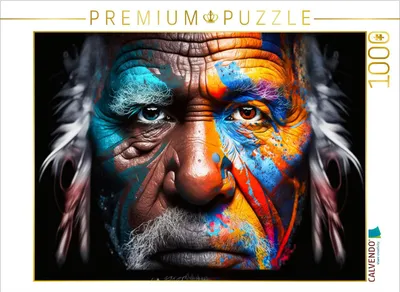 Produktbild von CALVENDO Puzzle Ein Motiv aus dem Kalender Die Menschen sind bunt | 1000 Teile Lege-Größe 64x48cm Foto-Puzzle für glückliche Stunden