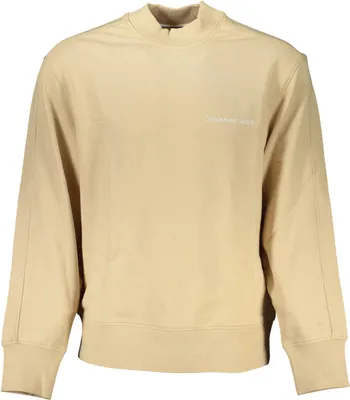 Produktbild von Beiges Herren-Sweatshirt, Rundhals, aus regenerativer Baumwolle