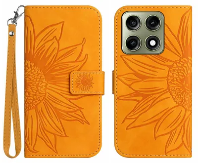 Produktbild von Coverup Sonnenblumen Klapphülle - Motorola Edge 70 Pro Hülle - Gelb