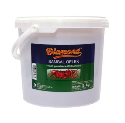 Produktbild von Diamond Original Sambal Oelek sehr scharf Chiliwürzpaste 5000g
