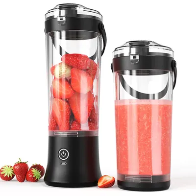 Productafbeelding van TOPESCT Draagbare blender voor shakes en smoothies, mini-blender met USB-C oplaadbare batterij
