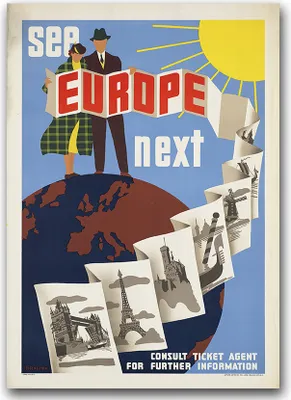 Produktbild von Poster - Canvas - Leinwand - 59,4 cm x 84,1 cm - Fotoposter - Leinwandkunst - Europa