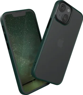 Produktbild von EAZY CASE - Outdoor Case kompatibel mit Apple iPhone 13 Mini, stoßfest, kratzfest, mit Kameraschutz, Silikonhülle in Dunkelgrün
