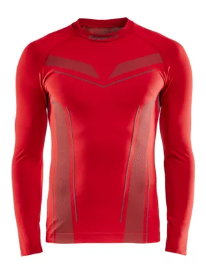 Produktbild von Craft Herren Funktionsunterhemd Langarmunterhemd Pro Control Seamless Jersey, Farbe:Rot, Artikel:-430000 bright red, Größe:XL