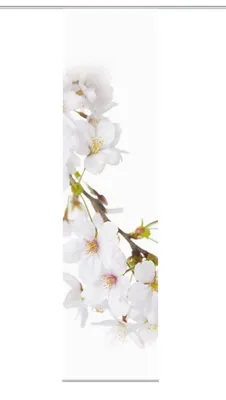 Produktbild von Schiebegardine Digitaldruck Kirangi weiß 60x245 cm