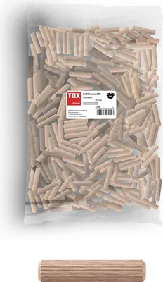 Obrázek produktu pro TOX 015600141 TOX BOLTFIX wood 015600141 Holzdübel Ø 8 mm x 40 mm, 500 St.