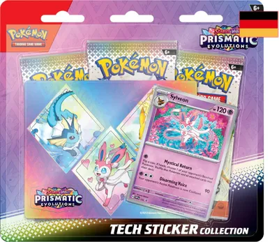 Produktbild von Pokémon Prismatische Entwicklungen Tech Sticker Kollektion