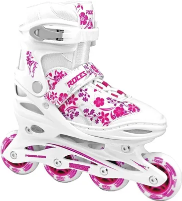 Produktbild von Compy 8.0 Inline-Skates Softboot Mädchen Weiß/Rosa Größe 38-41