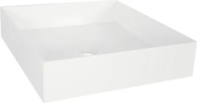 Produktbild von Differnz Aufsatzwaschbecken Jura 42 x 42 cm weiß glänzend 38.253.04