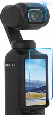 Zdjęcie produktu dla Zestaw Osłon Osłona Ochronna na Ekran oraz Obiektyw do DJI OSMO POCKET 3 / OP3-BHM716-1