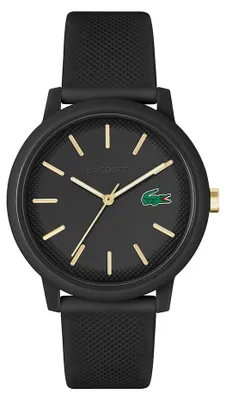Produktbild von Lacoste Analog Quarzuhr für Herren Kollektion LACOSTE.12.12 mit Schwarzes Siliko