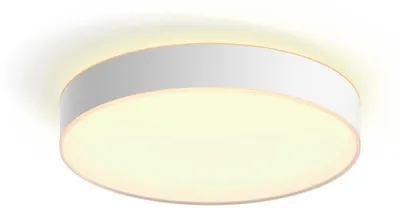 Obrázek produktu pro Philips Hue White ambiance Stropní svítidlo Enrave, velké, Chytré stropní světlo, Bluetooth/Zigbee, Bílá, LED, Kov, Žárovky bez možnosti výměny
