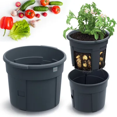 Zdjęcie produktu dla Doniczka Donica Do Sadzenia Ziemniaków Uprawy Warzyw 29,5 Cm
