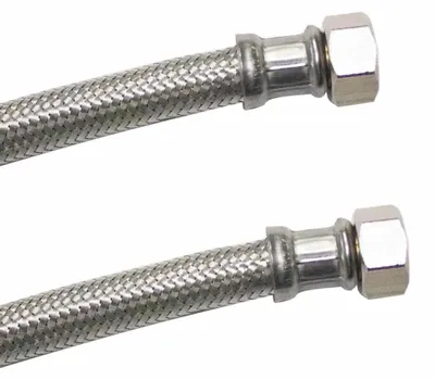 Immagine prodotto di Tubo Flessibile in Acciaio Inox 3/4, DN13, 800mm, DVGW per Acqua Potabile