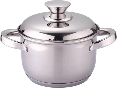 Obrázok produktu pre Hrniec s kovovou pokrievkou Rosberg R51210L20S, 20 cm, 3,4 l, Indukcia, Nerezov oce
