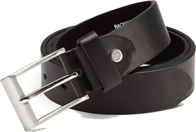 Produktbild von Herren Leder Gürtel Kunst-Leder 30602 Schwarz 115 cm