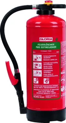 Produktbild von Schaumfeuerlöscher 9l Aufladegerät Brandkl.43 A 183 B m.Wandh.GLORIA