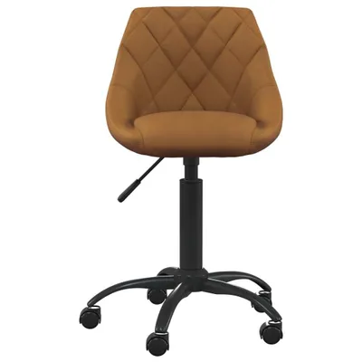 Immagine prodotto di vidaXL Sedia da ufficio in velluto marrone