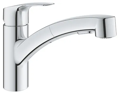 Immagine prodotto di Grohe Einhandmischer Spültisch Eurosmart flacher AL herausziehb Dual Brause chrom