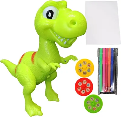 Obrázek produktu pro DINOSAURIER T-Rex projektor pro kreslení a vybarvování + fixa