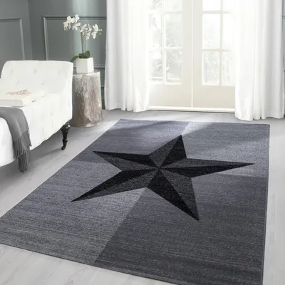 Produktbild von Ayyildiz Moderne Designer-Teppiche Grau 120x170 cm Moderner Designerteppich Plus 8002