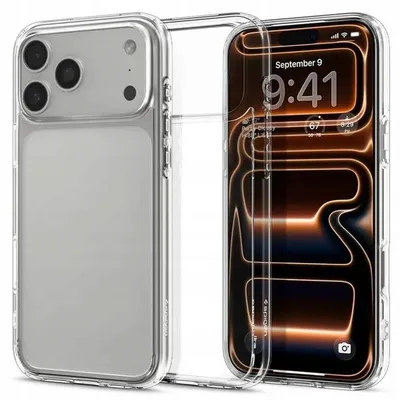 Produktbild von Spigen iPhone 17 Pro Case Ultra Hybrid, Cover, Apple, iPhone 17 Pro, 16 cm (6.3"), Transparent
