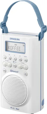 Produktbild von Sangean H-205D BT (Aquatic 205) White/Blue