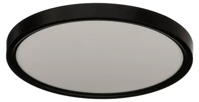 Produktbild von Lindby LED-Deckenleuchte Pravin, Ø 30 cm, 3.000 K, schwarz