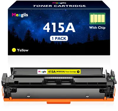 Gelbe Tonerkartusche 415A W2032A mit Chip für HP Laserjet Pro M479/M454