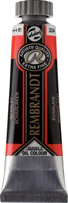 Zdjęcie produktu dla Tubka farby olejnej Rembrandt 15 ml Scarlet 334