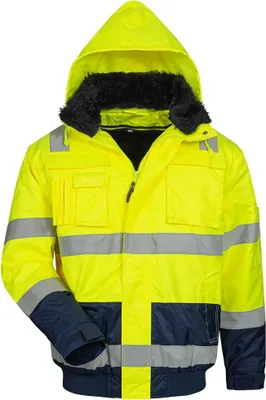 Produktbild von ARTHUR Warnschutz-Pilot-Jacke Gelb/Marine Größe XXL(62/64)