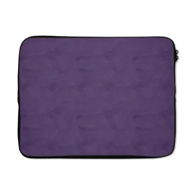 Produktbild von MuchoWow® Laptop Hülle 15 Zoll Leder - Lila - Tiere Laptoptasche - Laptoptasche - Sleeve - Rundum-Schutz