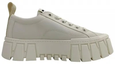 Productafbeelding van Tommy Hilfiger Flatform Chunky Damenschuhe Schnürschuhe Sportive sportlicher Schnürer Beige Freizeit