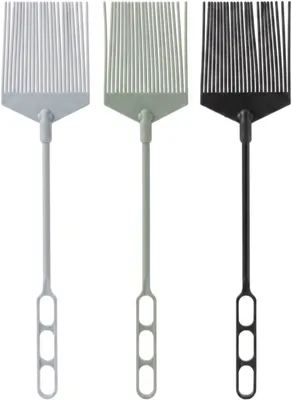Produktbild von Silikon-Fliegenklatsche im 3er-Set, 41 × 10 cm, flexible Insektenklatschen gegen Fliegen und Mücken