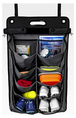 Produktbild von Hängeregal Organizer mit Fächern für Wand und Zelt zur Aufbewahrung beim Camping