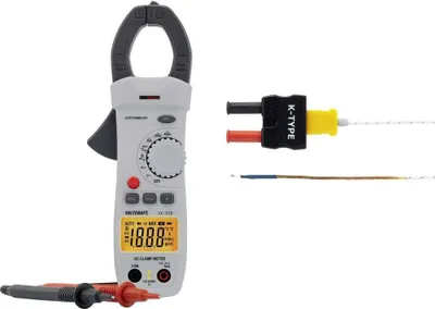 Produktbild von VOLTCRAFT VC-519 Stromzange digital CAT III 600 V Anzeige (Counts): 2000