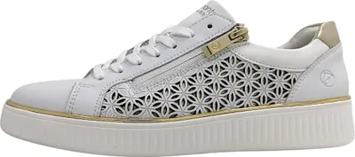 Immagine prodotto di Scarpe da ginnastica da donna Remonte, modello stringato, colore bianco, ideali per il tempo libero