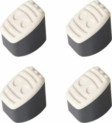 Produktbild von Hailo Fuß-Set 4 Stück für Steig- & Stützholm  von K100 TopLine/ LivingStep Comfort Plus