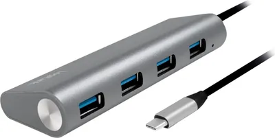 Obrázok produktu pre LogiLink UA0309 Rozbočovač USB 3.2 Gen 1 (3.1 Gen 1) Type-C 5000 Mbit/s Sivá