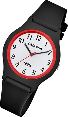 Produktbild von Calypso Jugend Analog Uhr K5798/6 Casual Kunststoff Armbanduhr schwarz UK5798/6