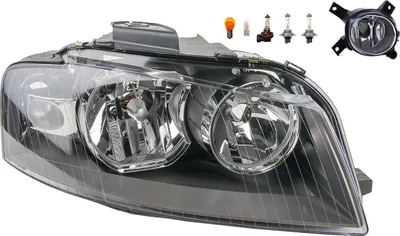 Produktbild von Johns, Scheinwerfer Halogen passend für Audi A3 8P 05/03-07/08 H7 H7 Re.+ Nebel.+Leuch. 8P0941004K 8P0941004A 8E0941700C 8E0941700E